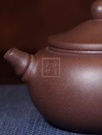 《竹影》宜興紫砂壺助理工藝美術師手工紫泥泡茶壺禮品