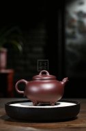 《八面威風》宜興紫砂壺工藝美術師手工紫泥創新壺