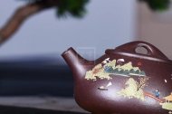 《石瓢》宜興石瓢紫砂壺高級(jí)工藝美術(shù)師老師手工紅砂紫泥