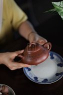 《樂在瓢飲》宜興紫砂壺高級工藝美術師手工底槽青泡茶壺具石瓢