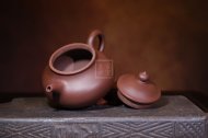 《潘壺》宜興名家紫砂壺工藝美術員手工功夫茶壺茶具套裝紫泥潘壺