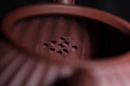 《獅韻》宜興紫砂壺名師工藝美術師手工底槽青金絲西施泡茶壺