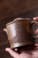 《高竹節》宜興紫砂壺實力派名家純手工龍血段泥茶壺茶具