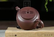 《品竹壺》宜興紫砂壺紫泥助理工藝美術師全手工茶壺茶具