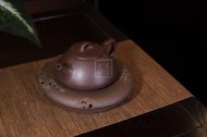 《子冶石瓢》宜興紫砂壺石瓢助理工藝美術師手工紫砂壺紫泥泡茶壺茶具
