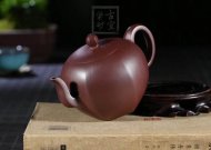《六方美人肩》宜興紫砂壺工藝美術師手工茶壺茶具100目紫泥美人肩