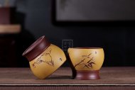 《主人杯》宜興實力派名家手工紫砂壺黃龍山黃金段泥料茶壺茶具