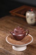 《鏡圓》宜興紫砂壺實力派名家手工文革紫泥