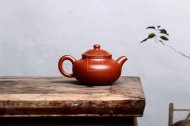 《蓮子壺》宜興工藝美術師手工紫砂壺茶壺具大紅袍蓮子
