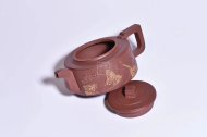 《萬里長城》宜興黃龍山清水泥紫砂壺茶具