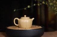 《菊蕾》宜興紫砂壺助理工藝美術(shù)師手工標(biāo)本級本山段泥泡茶壺菊蕾茶具