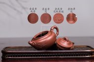 《佛肚竹》宜興紫砂壺茶壺工藝美術師手工清水泥