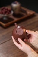 《鏡圓》宜興紫砂壺實力派名家手工文革紫泥