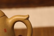 《松樹秦權》宜興紫砂壺本山段助理工藝美術師手工壺茶具秦權