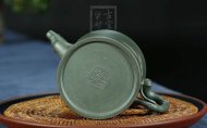 《竹段》宜興紫砂壺工藝美術師手工茶壺茶具天青泥竹段