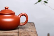 《蓮子壺》宜興工藝美術師手工紫砂壺茶壺具大紅袍蓮子