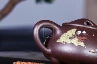 《石瓢》宜興石瓢紫砂壺高級(jí)工藝美術(shù)師老師手工紅砂紫泥