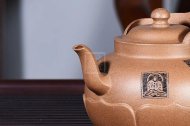 《禪蓮僧帽》宜興紫砂壺中國工藝美術大師手工降坡泥僧帽茶壺茶具紫砂泡茶