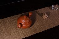 《道洪掇只》宜興紫砂壺工藝美術師手工茶壺朱泥掇只