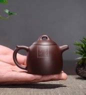 《秦權(quán)》宜興實力派名家手工秦權(quán)紫砂壺茶壺茶具紫泥