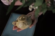 《心舟石瓢》宜興紫砂壺工藝美術(shù)師全手工本山段心舟石瓢泡茶壺茶具