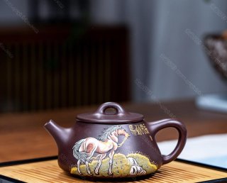 精工作品推薦！品名：馬到成功，泥料：原礦
