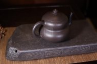 《葫蘆》宜興紫砂壺工藝美術師手工茶壺茶具黑朱泥葫蘆