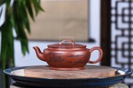 《大蘊漢瓦》宜興紫砂壺工藝美術師純手工底槽青泡茶壺漢瓦茶具