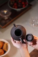 《霸王瓢》宜興石瓢紫砂壺實力派名家手工茶壺黑鐵砂紫砂壺