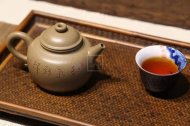 《大彬圈鈕》紫砂茶具茶壺助理工藝美術師純手工頂級青段蟹殼青