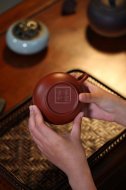 《掇只》宜興工藝美術師手工紫砂壺掇只泡茶壺茶具頂級大紅袍