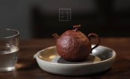 《大吉》紅降坡泥宜興紫砂壺工藝美術員全手工瓜器茶具
