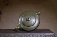 《魚樂》宜興工藝美術(shù)師手工紫砂壺茶壺具民國(guó)綠