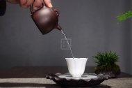 《秦權(quán)》宜興實力派名家手工秦權(quán)紫砂壺茶壺茶具紫泥