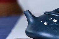 《石瓢》宜興紫砂壺實力派名家手工刻繪天青泥石瓢泡茶壺具