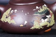 《石瓢》宜興石瓢紫砂壺高級(jí)工藝美術(shù)師老師手工紅砂紫泥