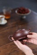 《金砂竹韻》宜興紫砂壺純手工底槽青，段泥泡茶壺