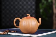 《銀杏壺》宜興紫砂茶壺高級工藝美術師段泥（配紅泥）創新壺