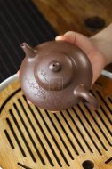 《合歡》宜興紫砂壺助理工藝美術師手工泡茶壺合歡茶具壺