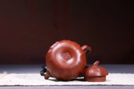 《茄瓜》姚華君原礦大紅袍宜興紫砂壺230cc