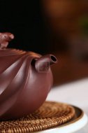 《博海浪擊》宜興紫砂壺工藝美術師手工茶壺紫泥創新壺