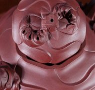 《風卷葵》宜興紫砂壺高級工藝美術師純手工風卷葵底槽青紫砂茶壺