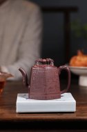 《如意祥龍》宜興紫砂壺創新壺工藝美術師手工紫砂壺紫泥泡茶壺茶具