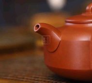 《周盤》宜興紫砂壺工藝美術師手工紅皮龍泡茶壺周盤茶具