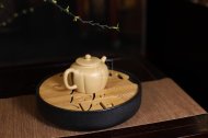 《菊蕾》宜興紫砂壺助理工藝美術(shù)師手工標(biāo)本級本山段泥泡茶壺菊蕾茶具