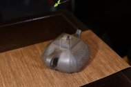 《四方抽角石瓢》經典紫砂壺抽角宜興全手工高級工藝美術師泡茶壺茶具蟹殼青段泥