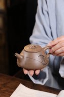 《石瓢》宜興紫砂壺實力派名家原礦石瓢紫砂茶具青段壺