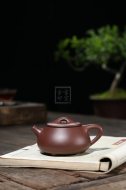 《石瓢》紫砂壺宜興工藝美術員純手工八十年代紫泥石瓢泡茶壺