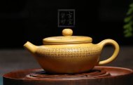 《心經壺》中國紫砂壺助理工藝美術師正品宜興手工茶壺段泥壺
