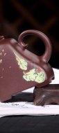《乘風破浪茶具》宜興紫砂壺高級工藝美術師全手工紫泥泡茶壺創新壺茶具